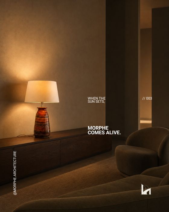 Morphē — sala al atardecer